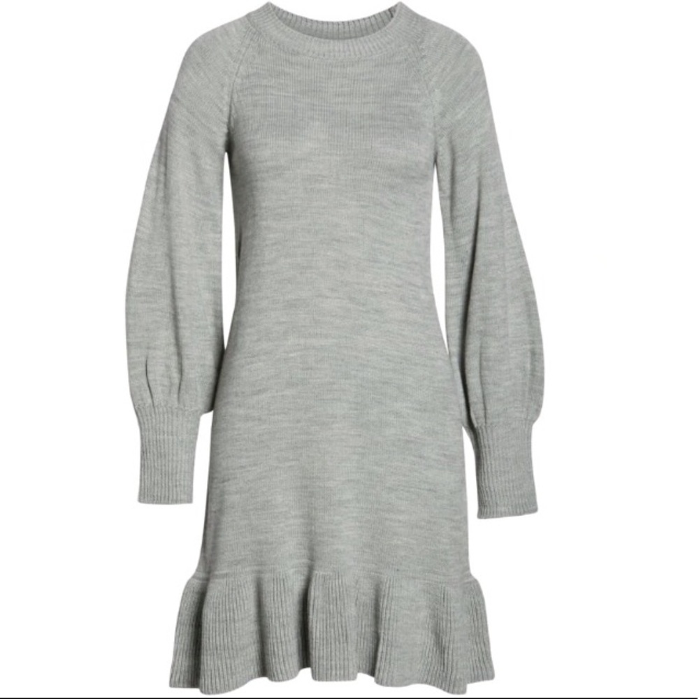 Eliza J Balloon Sleeve Sweater Dress - Picture 3 of 8
